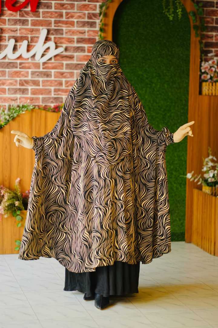 Luxury,Semi,Long,Khimar