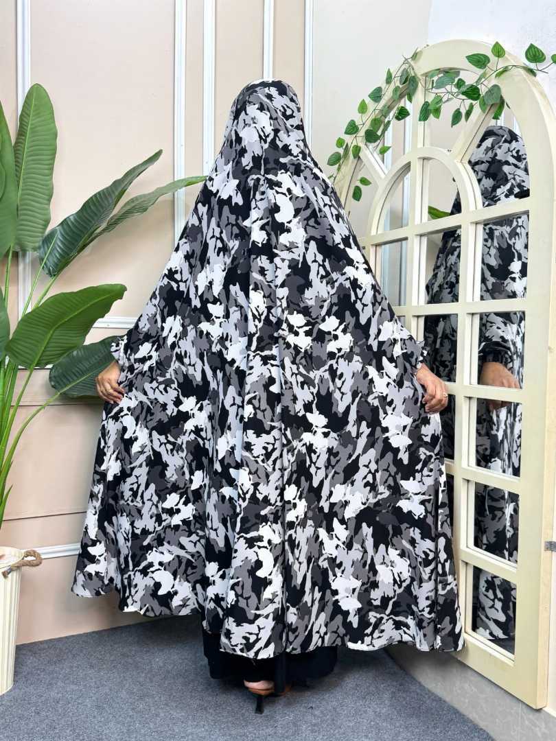 Luxury,Semi,Long,Khimar