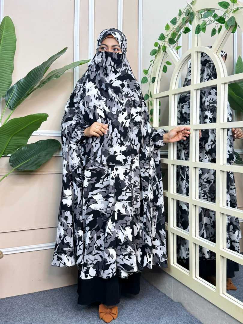 Luxury,Semi,Long,Khimar