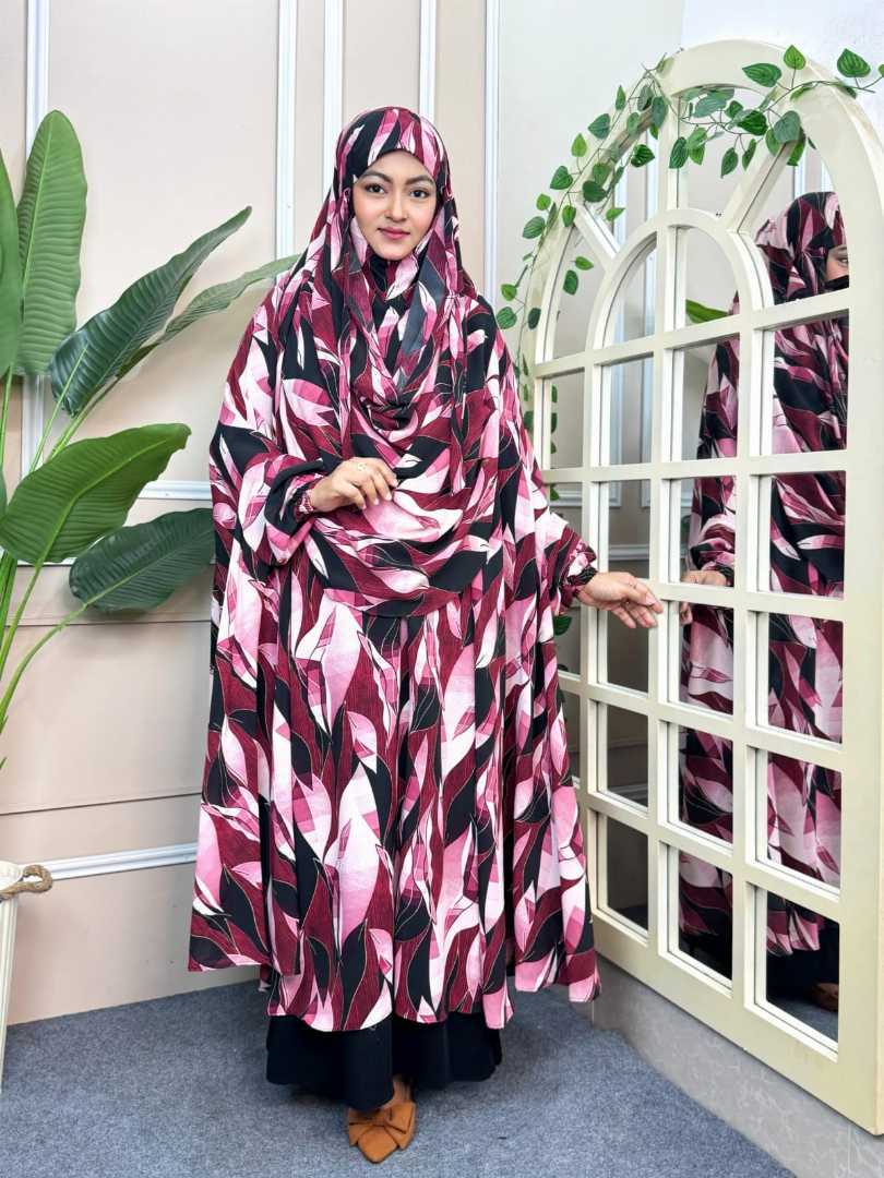 Luxury,Semi,Long,Khimar