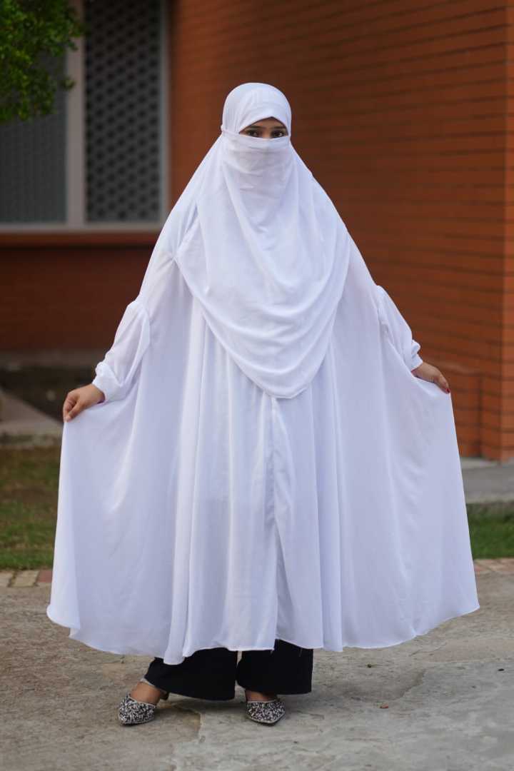 Luxury,Semi,Long,Khimar