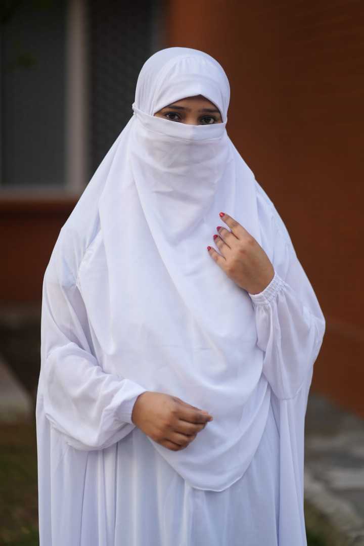 Luxury,Semi,Long,Khimar