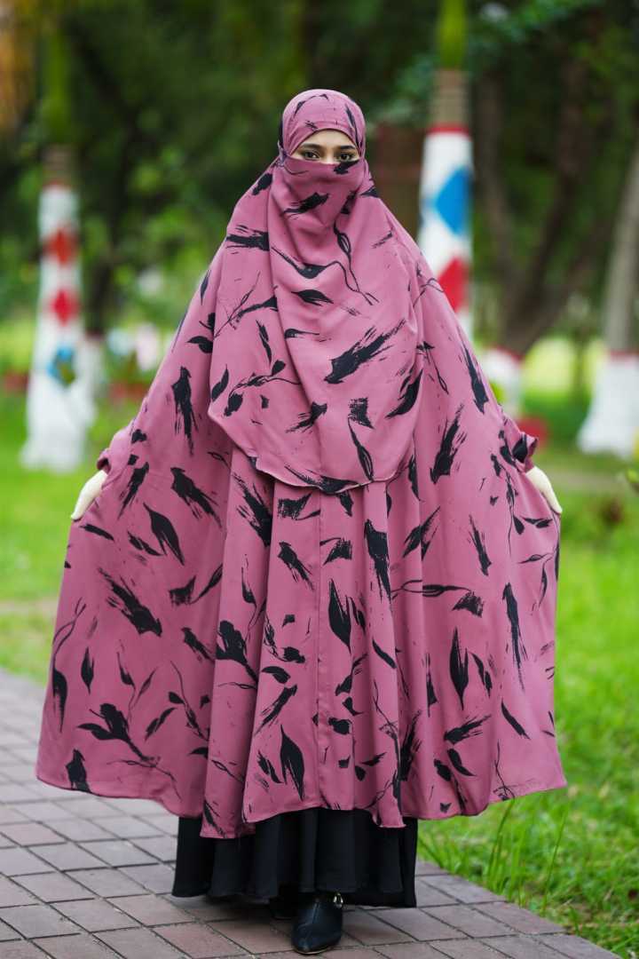 Luxury,Semi,Long,Khimar