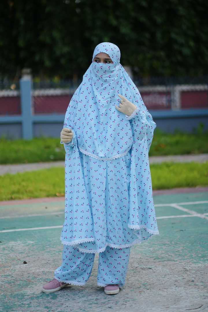 khimar plaju set
