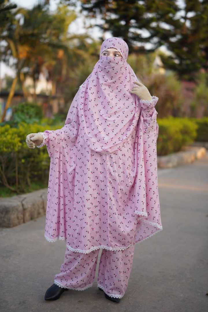 khimar plaju set