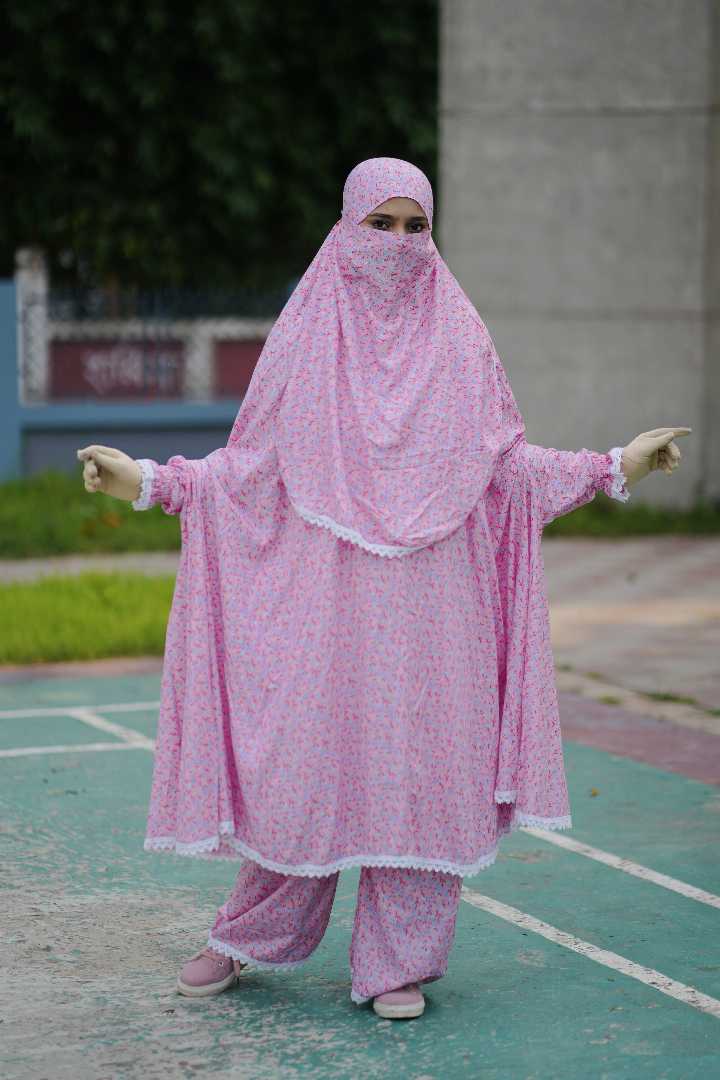 khimar plaju set