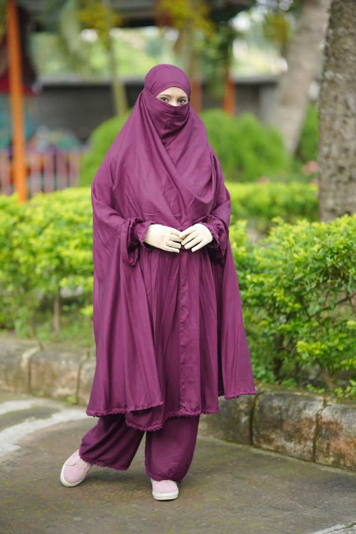 khimar plaju set