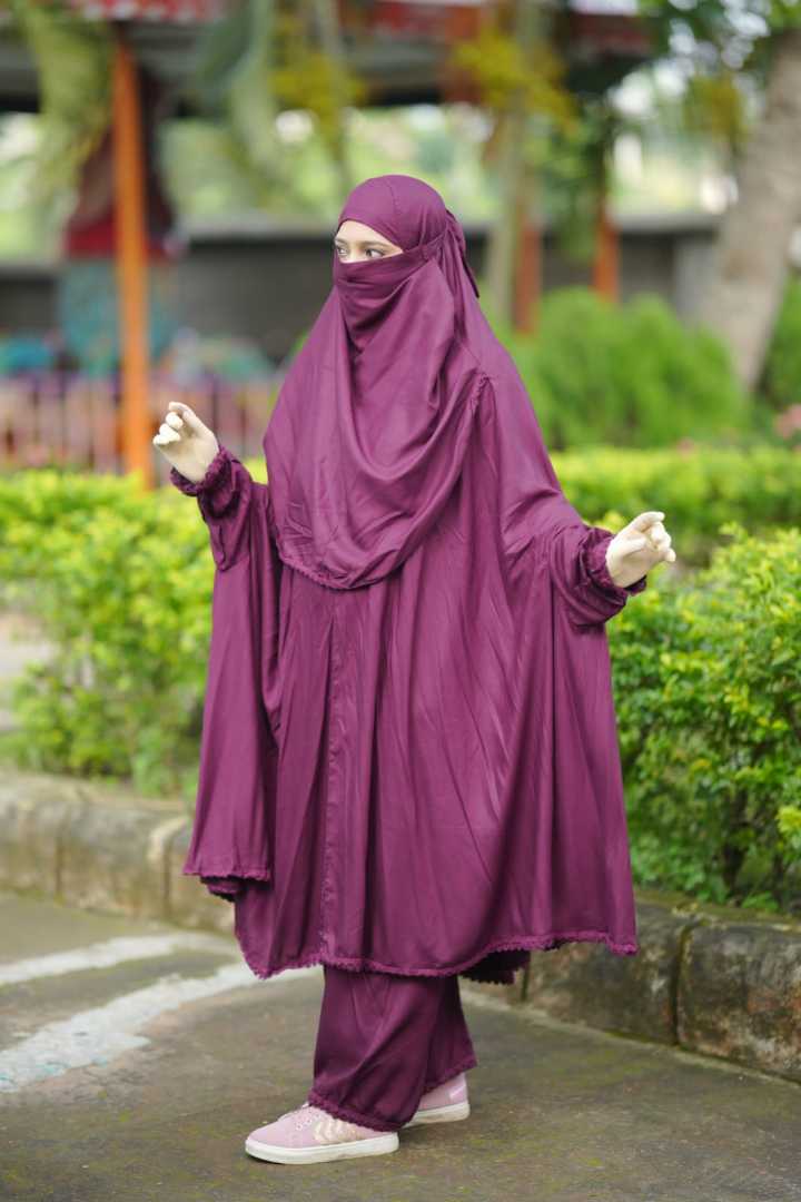 khimar plaju set