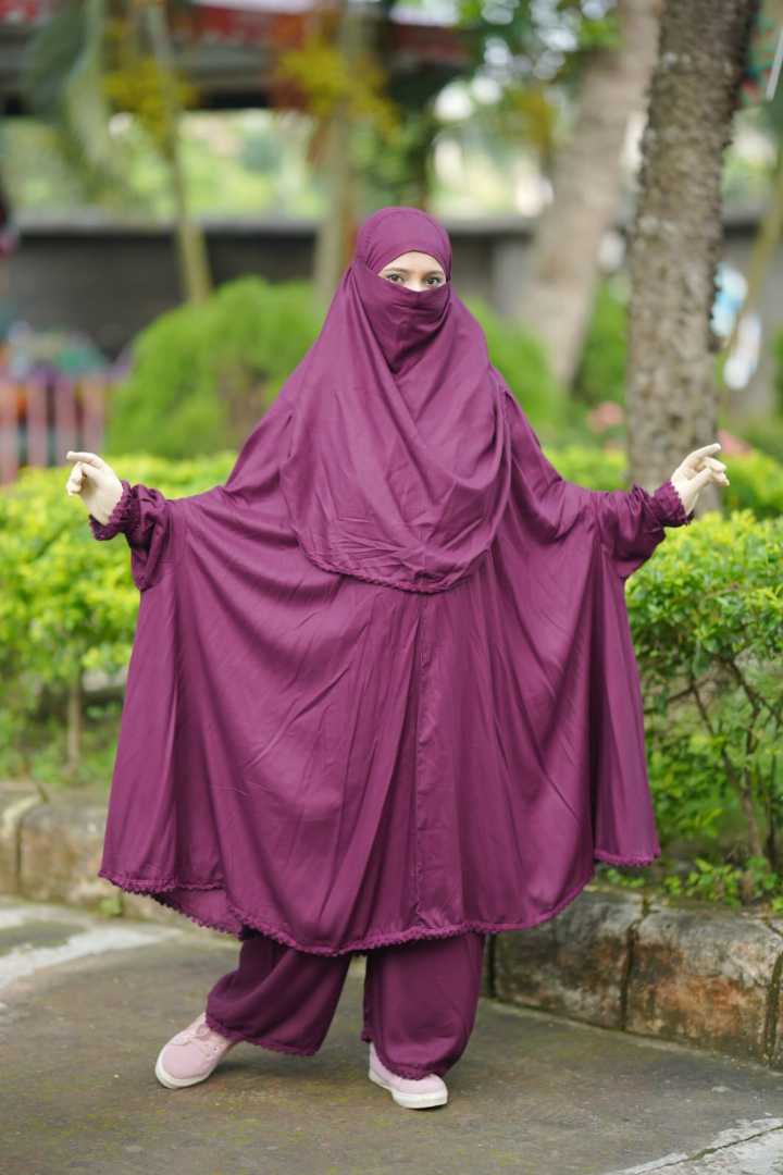 khimar plaju set