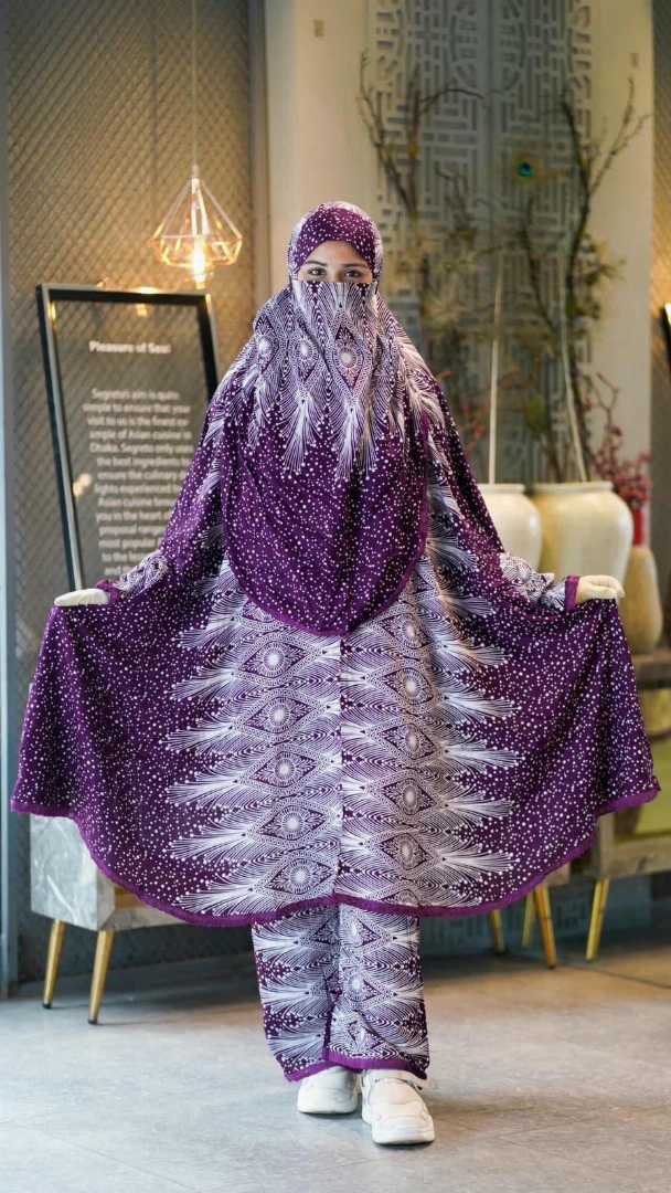 khimar plaju set