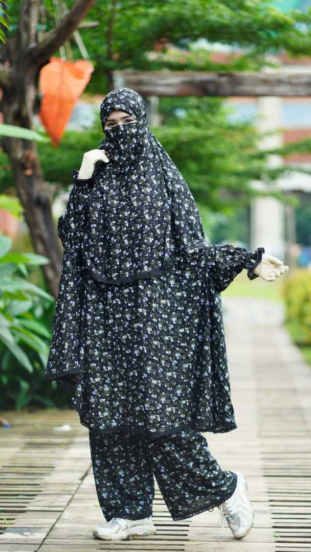 khimar plaju set