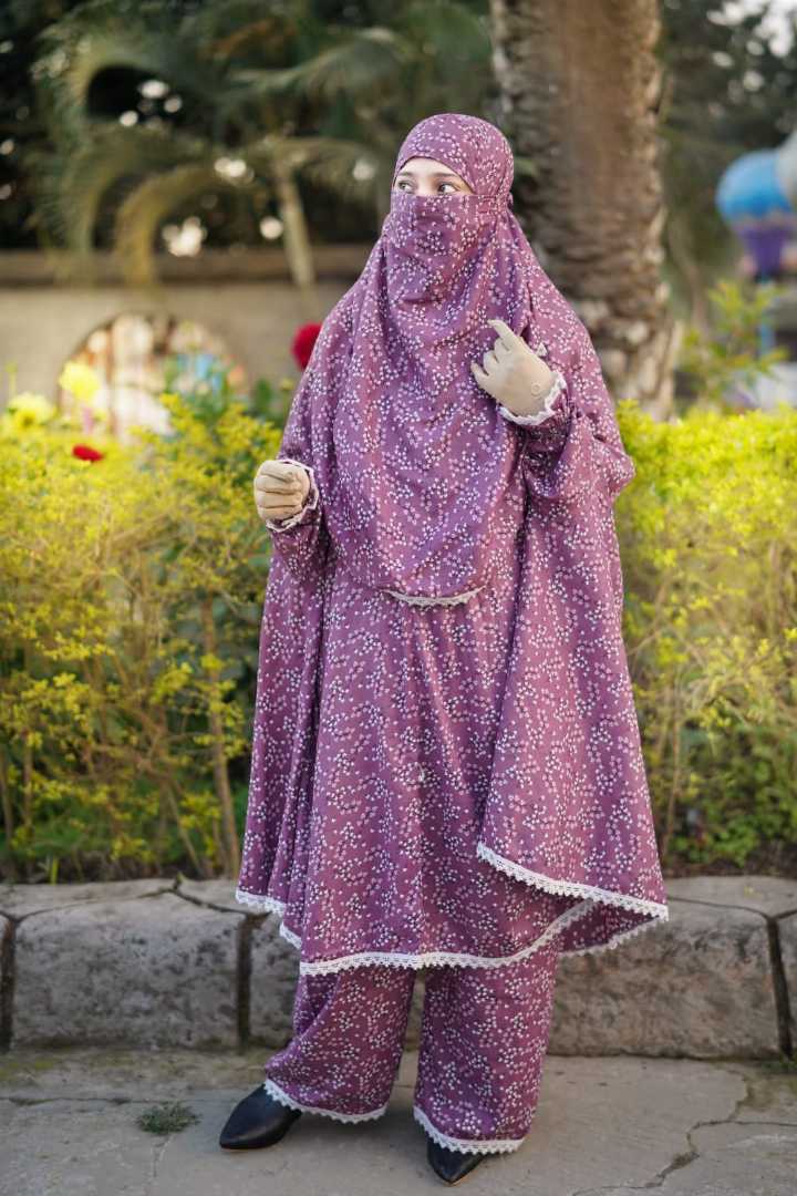 khimar plaju set