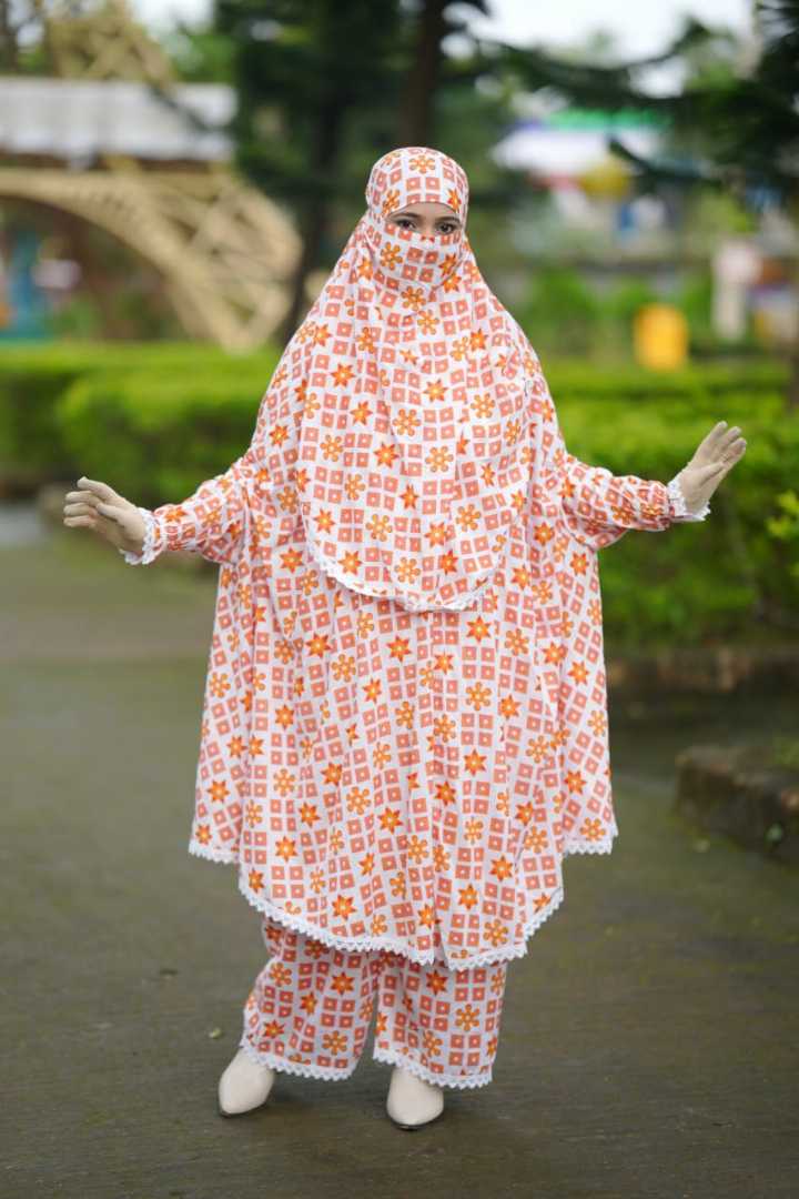 khimar plaju set