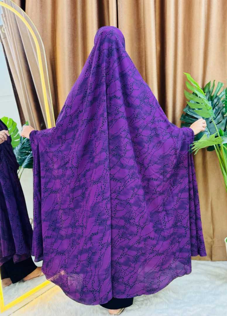 Luxury,Semi,Long,Khimar