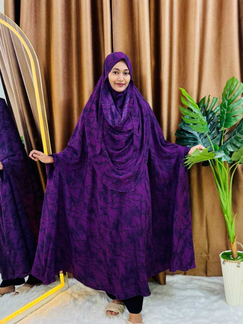 Luxury,Semi,Long,Khimar