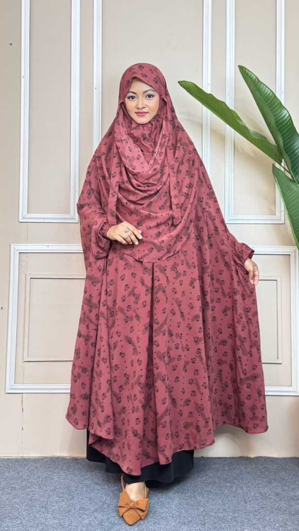 Luxury,Semi,Long,Khimar