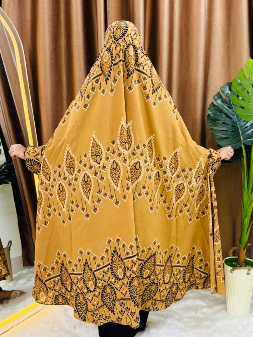 Luxury,Semi,Long,Khimar