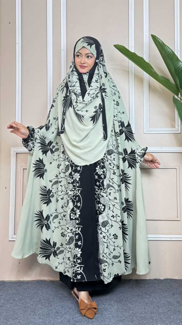 Luxury,Semi,Long,Khimar