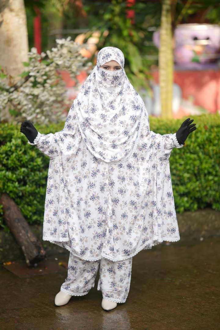 khimar plaju set