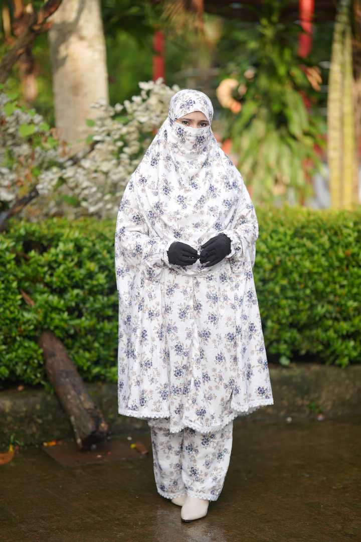 khimar plaju set