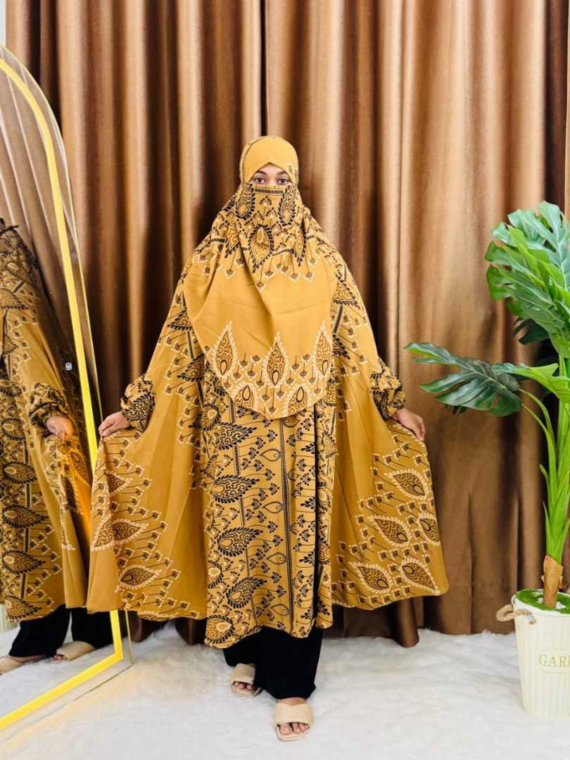 Luxury,Semi,Long,Khimar