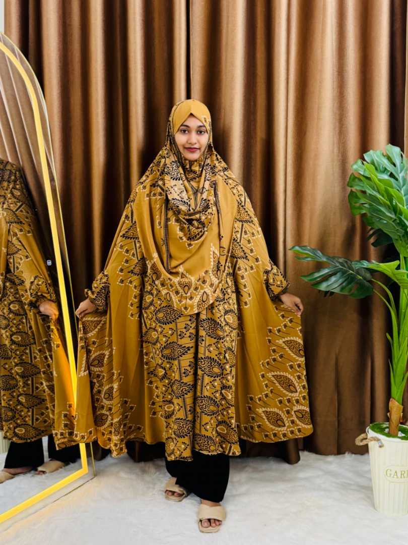 Luxury,Semi,Long,Khimar