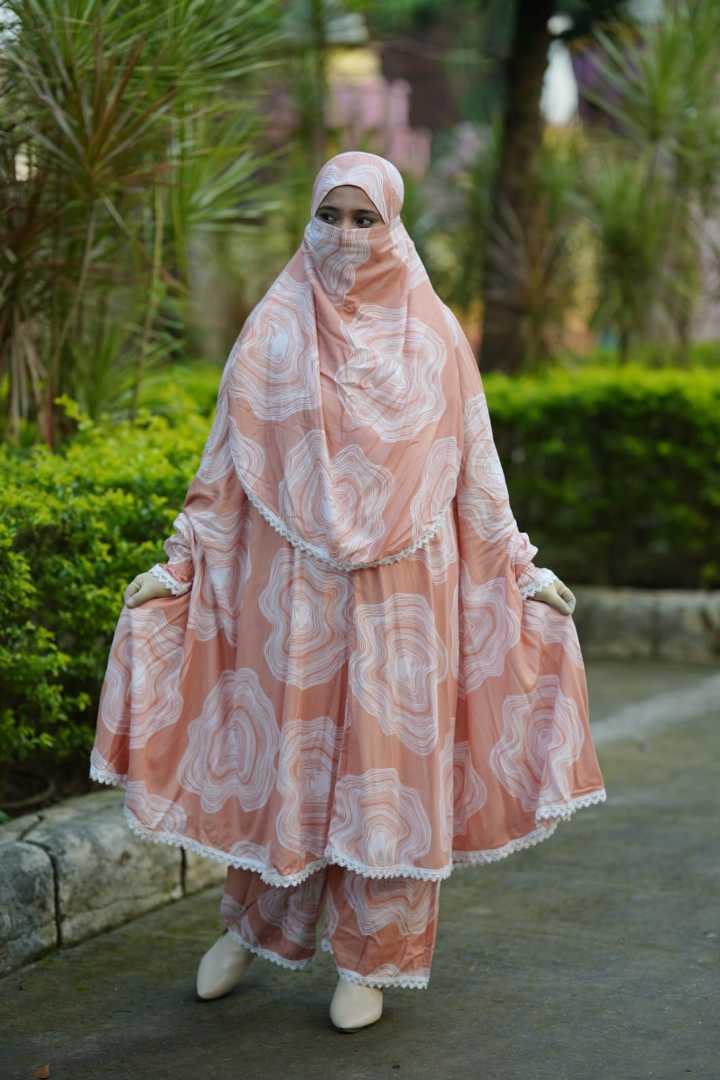 khimar plaju set